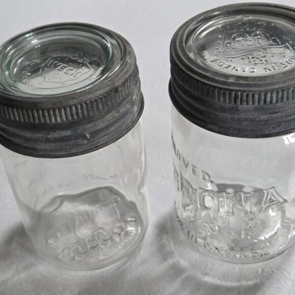 Vintage Canadian Blue 1 Quart Canning Jar - Picture 7 of 7